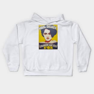 Norma Shearer Strangers May Kiss Trolley Card 1931 Kids Hoodie